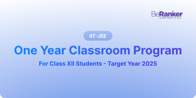 One Year IIT-JEE and WBJEE 2025 Classroom Program for Class XII Students